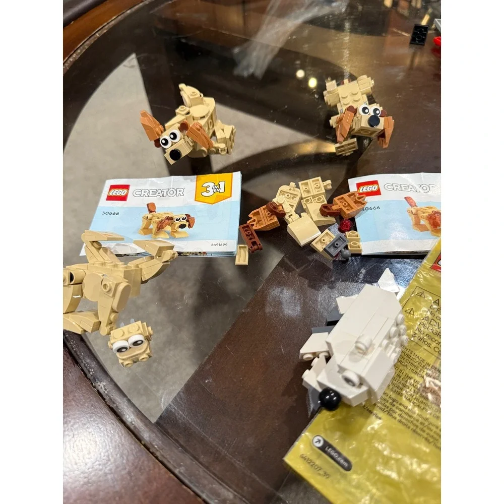 LEGO Creator 30666 3 Dog 1 Polar Bear Building Toy Set Instructions‎